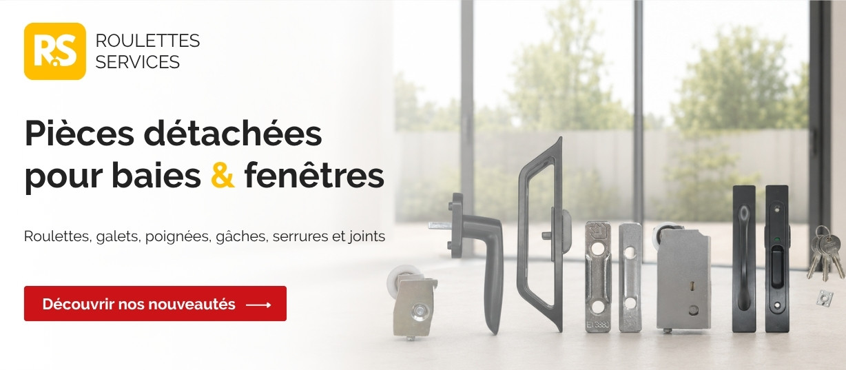 Roulette Service, votre spécialiste en pièces détachées pour baies et fenêtres